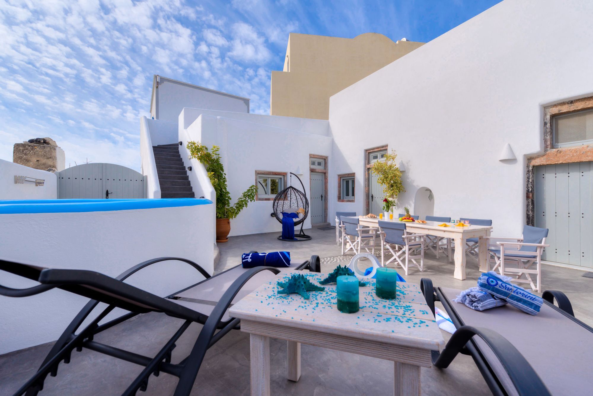 Nereids Villa Santorini Megalochori (Santorini) Exterior foto