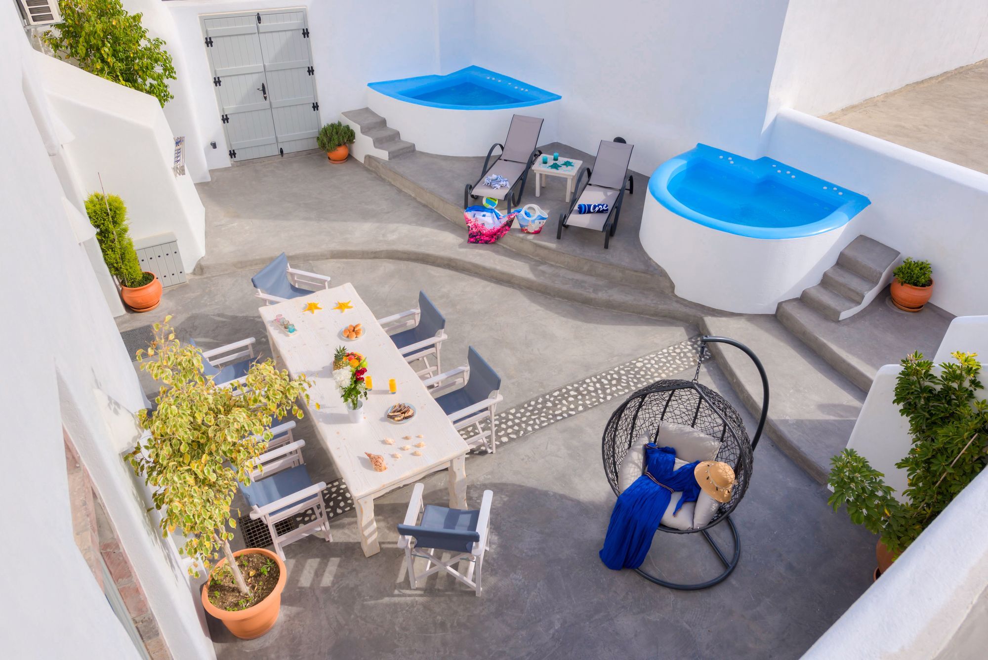 Nereids Villa Santorini Megalochori (Santorini) Exterior foto
