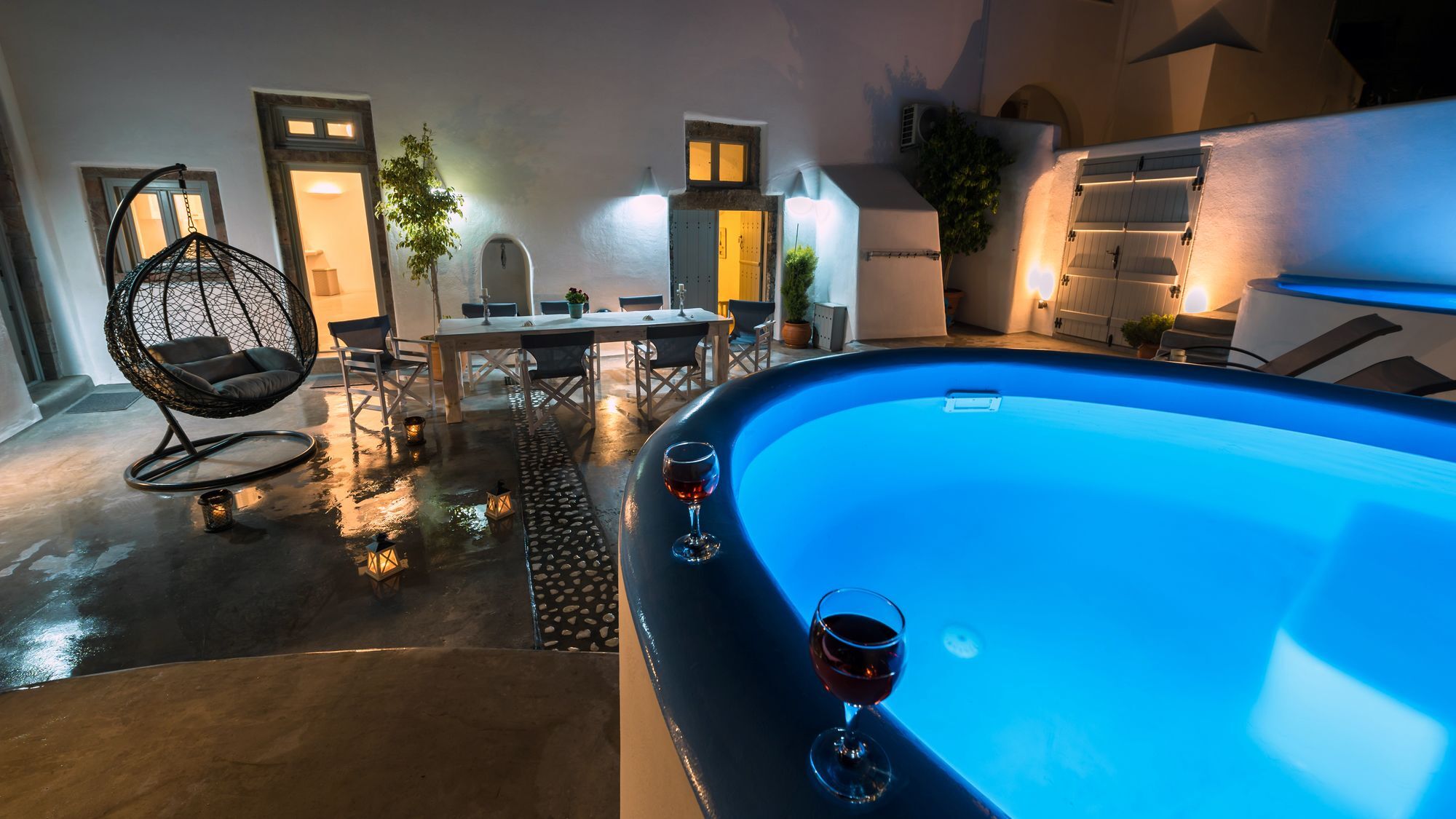 Nereids Villa Santorini Megalochori (Santorini) Exterior foto